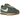 Nike Cortez Vintage Vintage Green Gum sneakers sideprofil med grøn ruskindsoverdel, hvidt swoosh-logo og en klassisk brun gummisål