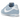 Nike Cortez Vintage Aluminum sneakers i en flot sideprofil, der fremhæver det lyseblå ruskindsmateriale, hvid sål og det ikoniske hvide swoosh-logo