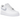 Nike Air Force 1 Low 07 White Ghost sneakers i en stilfuld sideprofil med hvid læderoverdel, subtile blå accenter og den ikoniske hvide gummisål