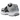 Nike Zoom Vomero 5 Metallic Silver Black sneakers i sideprofil, med sølvfarvet mesh-overdel, tekniske detaljer og sort swoosh-logo på siden