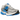 Nike Zoom Vomero 5 Photo Blue sneakers i en klassisk vinklet profilvisning med blå detaljer, hvid mesh og stødabsorberende sål.