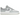 Nike Air Force 1 07 Light Silver Pumice sneakers set fra siden med lysegrå overdel i læder, perforeret tåboks og hvid mellemsål med Air-dæmpning