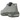 Nike Air Max 95 Wolf Grey sneakers i en vinklet visning med grå nuancer, bølgede lag, synlig Air-stødabsorbering og hvid sål.