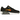 Nike Air Max 90 Spray Paint Swoosh Black University Gold sneakers i sideprofil med sort overdel og spraymalet gult swoosh-logo på siden