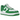 Nike Air Force 1 Low '07 Kelly Green Patent sneakers vist fra siden med glansfuld grøn laklæder-overdel, hvide snørebånd og matchende hvid sål