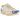 Nike P-6000 Athletic Department Coconut Milk Medium Blue sneakers i sideprofil med retro-look, beige mesh og markante blå læderdetaljer