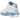 Jordan 9 Retro Low Golf White University Blue sneakers i sideprofil med hvid overdel, lyseblå detaljer og snørebånd