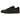 Air Jordan 1 Low Method of Make Black Metallic Gold sneakers i en elegant profilvisning med sort læderoverdel og markante gulddetaljer ved hælen