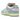 Nike SB Dunk Low Verdy Visty sneakers i en skrå vinkel med farverig, lodden overdel i pastelfarver, hvide snørebånd og grønne detaljer