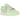 Nike Dunk Low SE Next Nature Sea Glass sneakers i en vinklet profilvisning med lysegrøn læderoverdel og hvid mellemsål