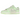 Nike Dunk Low SE Next Nature Sea Glass sneakers i profil med grønne læderoverlag, hvid base, mørk swoosh og genbrugsgummi ydersål