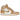 Air Jordan 1 Retro High OG Praline sneakers i vinklet profil med lysebrune læderpaneler, hvide snørebånd og en klassisk hvid mellemsål