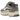 Nike P-6000 Flat Pewter sneakers set fra siden med lagdelt design, grå tekstiloverdel, metalliske detaljer og en polstret hvid mellemsål