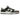 Nike Dunk Low Black Total Orange Mini Swoosh sneakers i profil, der viser en sort læderoverdel med kontrastfarvede orange swoosh-detaljer og sål.