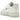 Nike Air Force 1 '07 SE Next Nature Sail Liquid Metal sneakers set fra siden med cremehvid overdel og skinnende metalliske swoosh-detaljer