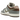 Nike SB Dunk Low Yuto Horigome sneakers set fra siden med grå ruskindsdetaljer, hvid base, swoosh og lysebrun gummisål