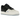 Nike Air Force 1 Low Tinaj sneakers i vinklet profil med sort læderoverdel, slidte teksturdetaljer, hvide snørebånd og en klassisk gummisål