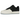 Nike Air Force 1 Low Tinaj sneakers set fra siden med sort læderoverdel, slidt detaljedesign, hvid mellemsål og klassisk perforeret tåboks.