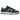 Nike Dunk Low Black Cool Grey Volt Mini Swoosh sneakers i vinklet profil med sort læderoverdel, grå nuancer og iøjnefaldende neongule detaljer.