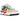 Nike Air Force 3 Low SP Nigo White sneakers set fra siden med hvid læderoverdel, flerfarvede detaljer og den karakteristiske tykke gummisål