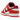 Nike Dunk Low Valentines Day (2024) sneakers i en vinklet visning med cremefarvet overdel, bordeaux detaljer og et lyserødt swoosh-logo.