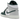 Air Jordan 1 Mid SE Oxidized Green sneakers sideprofil med hvide læderpaneler, grønne detaljer og klassisk sort swoosh på siden.