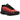 Nike Air Max Dn8 Black Bright Crimson sneakers i sideprofil, fremviser en sort overdel, stødabsorberende Dynamic Air-enhed og rød mellemsål