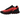 Nike Air Max Dn8 Black Bright Crimson sneakers i sideprofil med sort overdel, markant Crimson Air-enhed i hælen og tekstureret ydersål