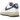 Nike Air Force 1 Low 07 Athletic Department Sail Deep Royal Blue sneakers set fra siden med hvid læderoverdel og royalblå swoosh logo