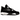 Air Jordan 4 Retro White Thunder sneakers i vinklet profil med sort nubuck-overdel, hvide detaljer og ikonisk Air-enhed i sålen