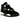 Air Jordan 4 Retro White Thunder sneakers set fra siden med sort nubuck-overdel, hvide detaljer ved øjerne og klassisk synlig Air-stødabsorbering.