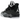 Air Jordan 4 Retro Fear sneakers i profil med grå overdel i ruskind, sorte detaljer, synlig Air-enhed og hvid mellemsål med stænk
