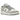Nike Dunk Low SE White Light Pumice sneakers i sideprofil, der viser den hvide læderoverdel, grå nuancer og det ikoniske Nike-swoosh på siden
