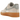 Nike Air Force 1 Low 07 LV8 Phantom Light Smoke Gum sneakers i sideprofil med beige overdel, gråt Swoosh og klassisk gummisål.
