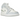 Air Jordan 1 Mid SE Glitter Swoosh sneakers set fra siden med skinnende blåt glitter-Swoosh og hvid læderoverdel med blå paneler