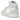 Air Jordan 1 Mid SE Glitter Swoosh sneakers set fra siden med skinnende blåt glitter swoosh, læderoverdel og hvid sål med detaljerede syninger