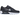 Nike Air Max 90 Reflective Swoosh Anthracite Industrial Blue sneakers i vinklet profil med mørk overdel og tydelig reflekterende swoosh logo