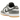 Nike Dunk Low Smoke Grey Gum 3M Swoosh sneakers i sideprofil med grå læderdetaljer, reflekterende swoosh og en klassisk gummi-ydersål i brun.