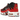 Nike Air Max Plus University Red White Black sneakers i en sideprofil med rød mesh, hvide detaljer og den ikoniske sorte gummisål