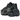 Nike Air Max Muse Triple Black sneakers i profil med helt sort overdel, snørebånd, matchende sort mellemsål og synlig Air-dæmpning i hælen.