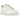Nike Air Force 1 '07 LX CN Sail Gold Mini Swooshes sneakers set fra siden i en neutral cremehvid farve med små gyldne detaljer ved forfoden