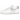 Nike Air Force 1 Low White Football Grey sneakers i profil med læderoverdel, gråt Swoosh-logo, hvide snørebånd og klassisk hvid gummisål