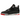 Air Jordan 4 Retro Bred Reimagined sneakers i en klassisk vinklet profil med sort læderoverdel, ikonisk rød detalje og synlig Air-sål i hælen.
