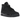 Air Jordan 4 Retro Black Cat (2025) sneakers i profil med helt sort nubuck-overdel, synlig Air-enhed i sålen og matchende sorte snørebånd