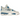 Air Jordan 4 Military Blue sneakers i sideprofil med hvid læderoverdel, blå detaljer på mellemsålen og ikoniske Jumpman-logo på hælen.
