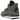 Air Jordan 4 Retro Cave Stone sneakers i en flot vinklet profilvisning med beige overdel i ruskind, mørke detaljer og synlig Air-enhed i hælen.