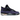 Air Jordan 4 Retro Lakers sneakers sideprofil med lilla overdel i læder, gule detaljer på øjerne og en hvid mellemsål med synlig Air-enhed