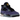 Air Jordan 4 Retro Lakers sneakers i vinklet visning med lilla overdel, sorte detaljer og den karakteristiske Air-enhed i hælen på hvid mellemsål.