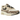 Nike Air Max 1 87 Sesame Leopard sneakers sideprofil med leopardprintet tekstil, ruskindsoverlag, hvide snørebånd og synlig Air-enhed i sålen.