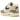 Nike Air Max 1 87 Sesame Leopard sneakers set fra siden med beige læder, leopardmønstret mudguard og synlig Air-enhed i mellemsålen.